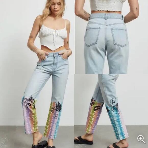 BDG X Urban Outfitters High Rise Cowboy Jean with 90s accents - Picture 1 of 7
